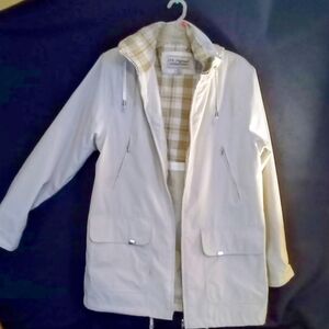 LIGHT JACKET, WATER REPELLANT***PA Originals Classic Outerwear Cream W/ Tan Sz M